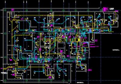 Fabrication drawing converted from blueprint scan to editable AutoCAD DWG
